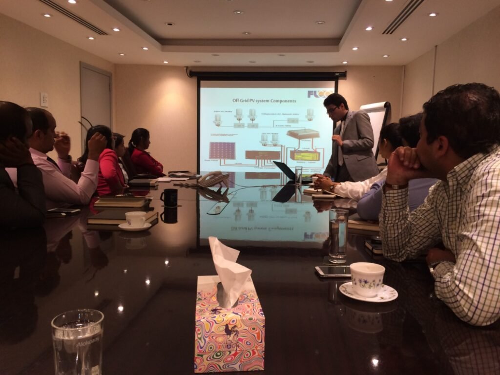 Future Lighting business meeting